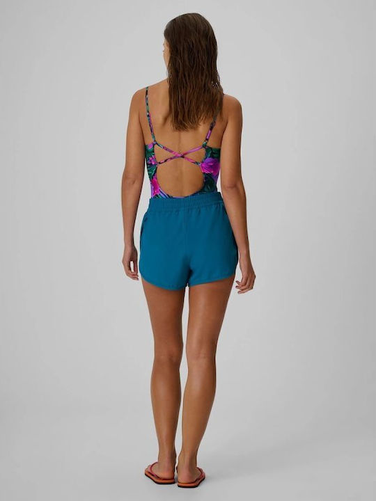 4F Damenbademode Kurze Hosen Blau