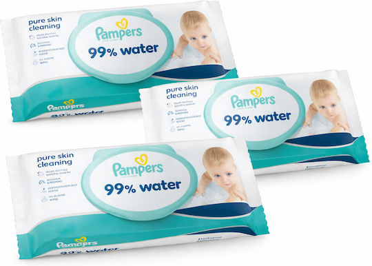 99% Wasser Baby-Feuchttücher ohne Alkohol & Parabene 3x60 Stück