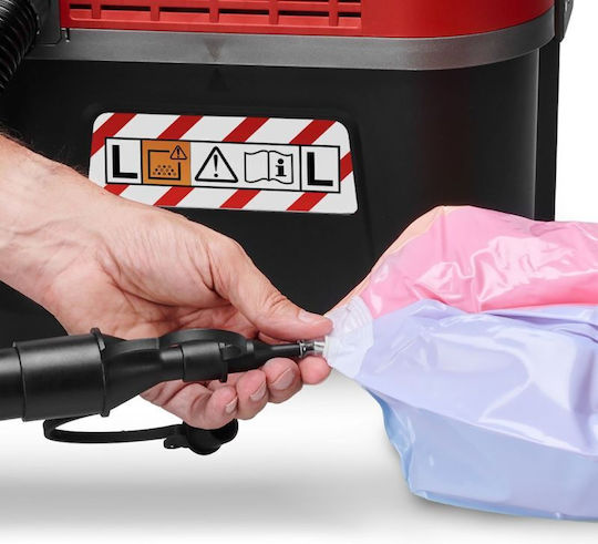 Einhell TP-VC 18/10 Li BL L-Solo Rechargeable Wet-Dry Vacuum Without Charger and Battery with Plastic 10 L Drum Red