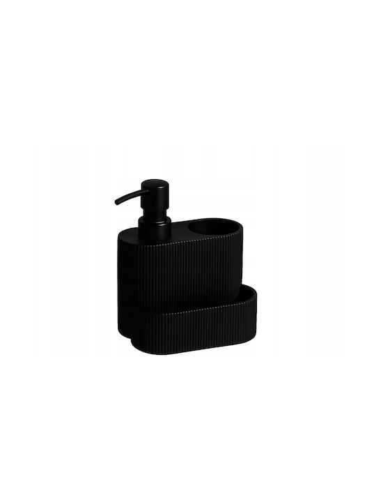 Koopman Bathroom Accessory Set Plastic Black