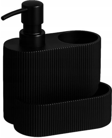 Koopman Bathroom Accessory Set Plastic Black