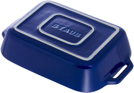Staub Правоъгълена Огнеупорно Съд Керамика 34x24x7.6см 1бр