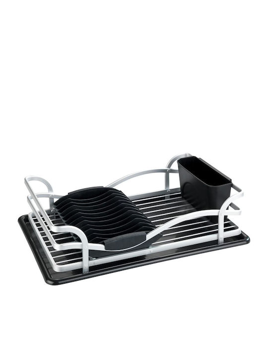 Wenko Scurgător De Chiuvetă Din Aluminiu Negru 46.5x31.5x13cm