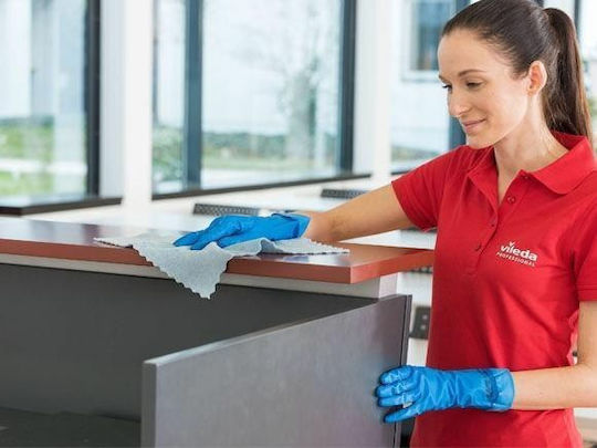 Vileda Cleaning Cloths with Microfibers General Use Blue 30x30cm