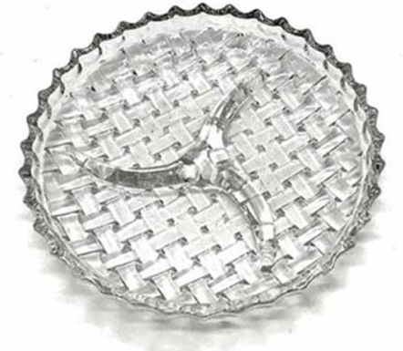 Homestyle Γυάλινη Ορντεβιέρα 3 Θέσεων Διάφανη Ø22cm