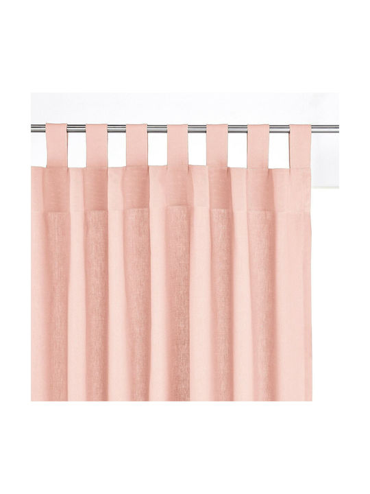La Redoute Interieurs Curtain with Tab Top Pink 324054697_8934_10 135x180cm