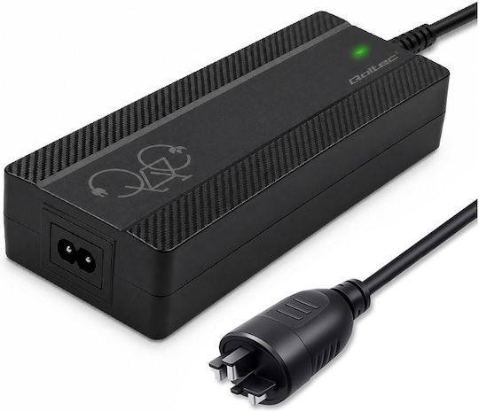 Qoltec Încărcător rapid pentru biciclete electrice și scutere electrice 36 V 42 V 4 A conector Bosch + cablu de alimentare