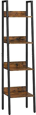 Βιβλιοθήκη Rustic Brown and Black 33.8x30x140εκ. Βιβλιοθήκη Rustic Brown and Black 33.8x30x140εκ.