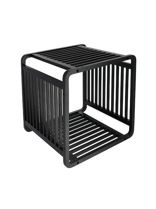 Ράφι Τοίχου Cube Μαύρο 33x33x33εκ.