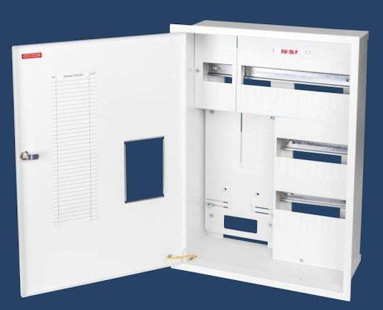 Concealed Counter Cabinet 1 Meter 3-Phase 36 Modules IP30 RW-36-P Z O