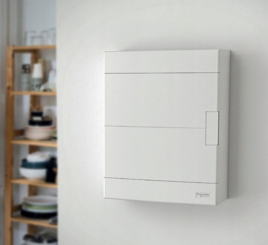 2x12 Surface-mounted Modular Switchgear Ip40 Easy9 Ez9eu-2-12-nt-p Door White Ez9eud212