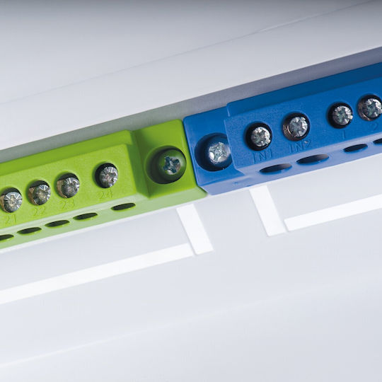Modular Switchgear 4x12 Flush Mounted IP30 N+PE I Class Metal Door White KP-DB-I-MF-412 White 35682