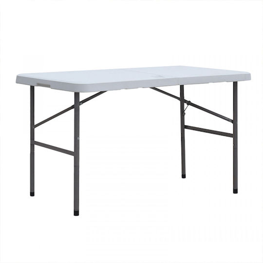 Foldable Catering Table 120x60x74 White