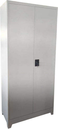 Δίφυλλη Damian 2d Shelf Μεταλλική 85x39x180εκ.