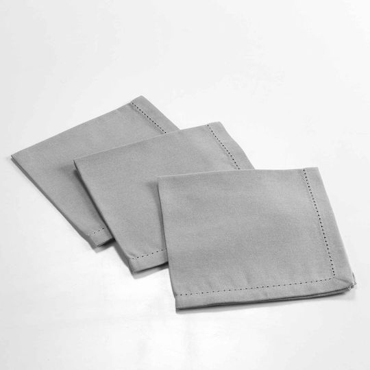 Πετσέτα Φαγητού Σετ 3τμχ L-C Charline Σετ Gris 40x40εκ. Πετσέτα Φαγητού Σετ 3τμχ L-C Charline Σετ Gris 40x40εκ.