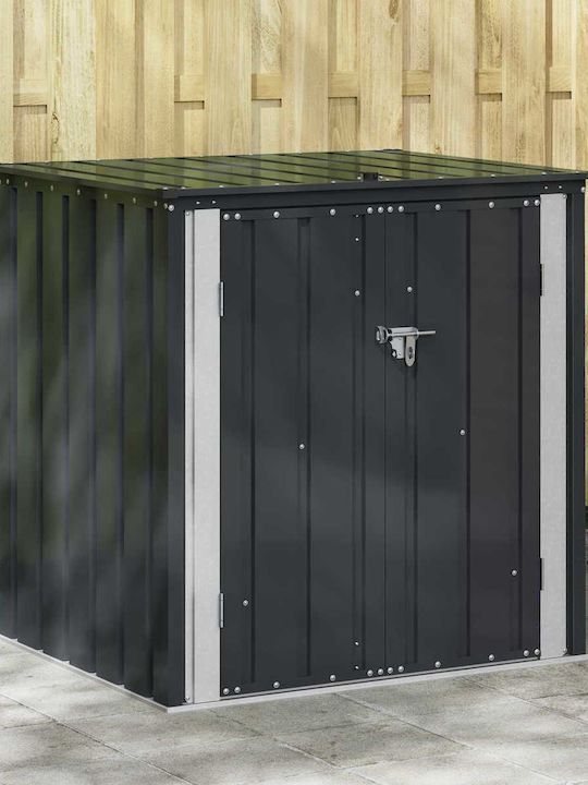 Metallisch Lagerhaus Schwarz Offen B1.015xT0.82xH1m
