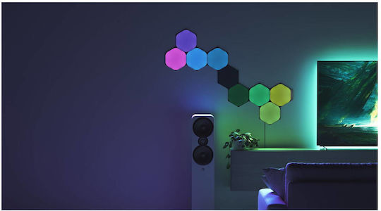 Nanoleaf Smart Dekoratives Tischlampen Shapes LED RGBW 9Stück 20cm