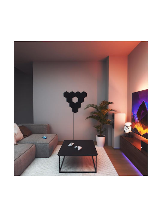Nanoleaf Διακοσμητικό Φωτιστικό Shapes LED RGBW 9τμχ 20εκ.