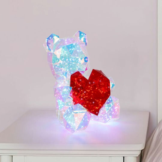 Decorative Lamp Heart White