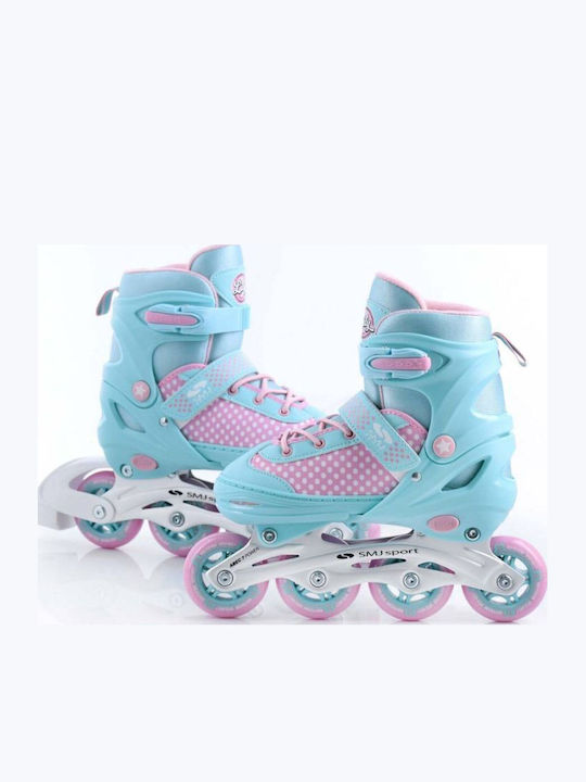SMJ Sport 2in1 Inline Einstellbare Rollers Grüne Kinderräder