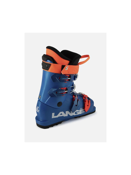 Lange Kinder Ski-Stiefel Vibrant Blau