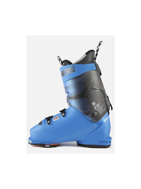 Lange Kinder Ski-Stiefel Blau