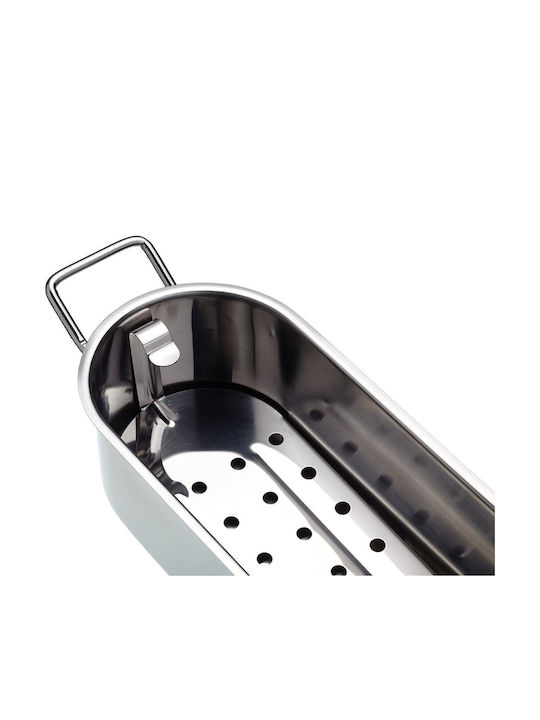 Kitchen Craft Тава с Капак от Неръждаема Стомана 15x45.5см