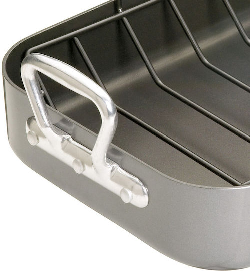 Kitchen Craft Stainless Steel Baking Pan with Non-Stick Interior Coating 28x40cm