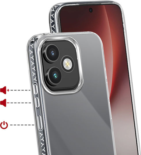 Force Case Case Honor 600 Lite Shockproof 3m 360 Protection Anti-yellowing Transparent