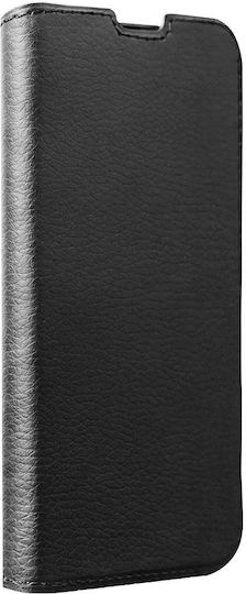 BigBen Connected Brieftasche Hülle Ehre 400 Saffiano Effekt Stand Funktion Schwarz