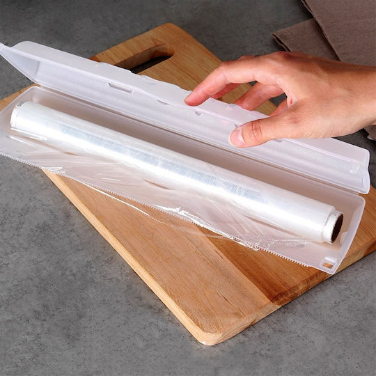 Excellent Houseware Distribuitor de role din plastic transparent 32x8.5x5cm