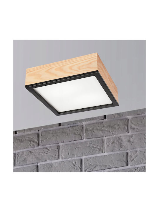 Lamkur Deckenleuchte 31cm Beige mit Fassung E27