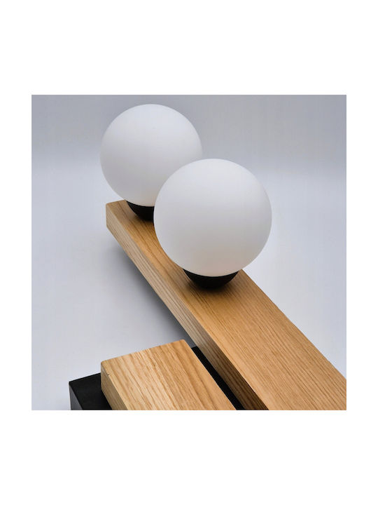 Lamkur Deckenleuchte Braun mit Fassung G9