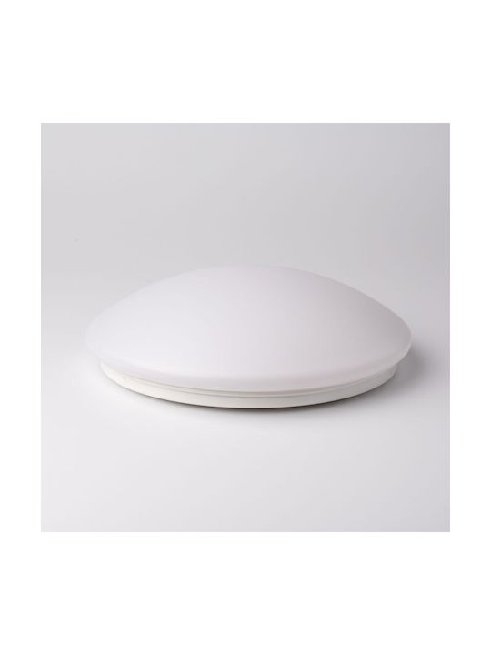 Eco Light Deckenleuchte 24cm Weiß mit Integrierter LED