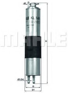 Mahle Original Fuel Filter Kl 149