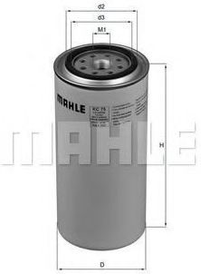 Mahle Оригинален Филтър За Бензин Kc 75