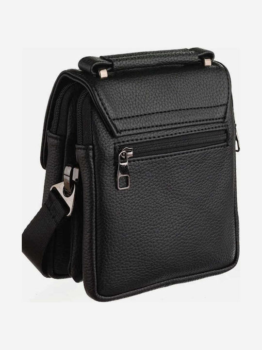 Leather Women's Shoulder Bag Black
