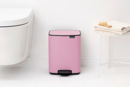 Brabantia Металическа Кошница За Баня Софт Клоуз 7л Розова