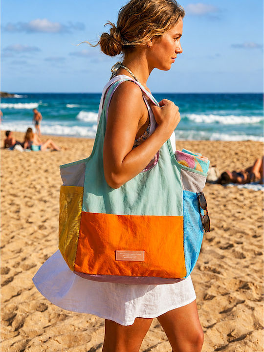 Fabric Women's Shoulder Bag Orange
