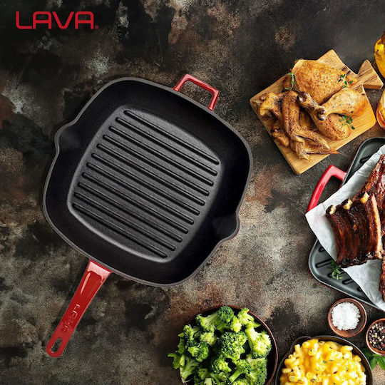 Lava Γκριλιέρα από Μαντέμι με Καπάκι 28cm