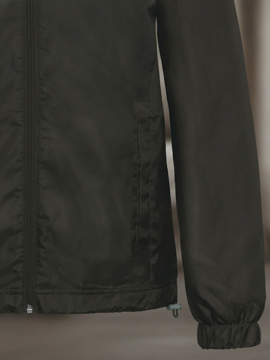 JUI60 Men's Jacket Windproof Black