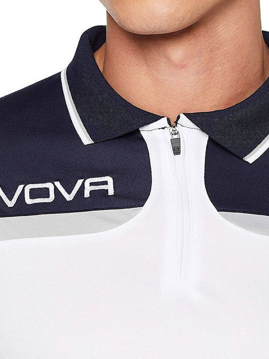 Givova Kit Relax Fast 0304 Polyester Tracksuit Set White Navy Unisex Summer