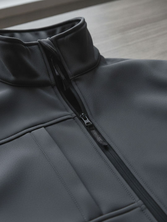 Octagon II TRA688 Χειμωνιάτικο Μπουφάν Softshell Αδιάβροχο και Αντιανεμικό Γκρι