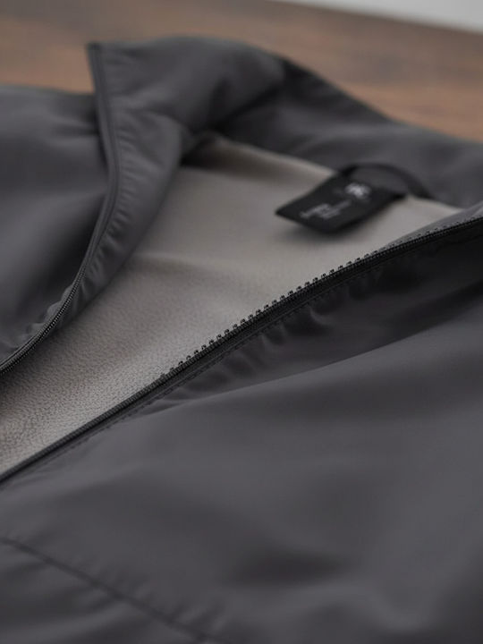 JM825 Herren Winter Jacke Lässig Dark Grey / Warm Grey