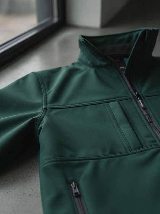Herren Jacken Softshell Wasserdicht und Winddicht Grünes
