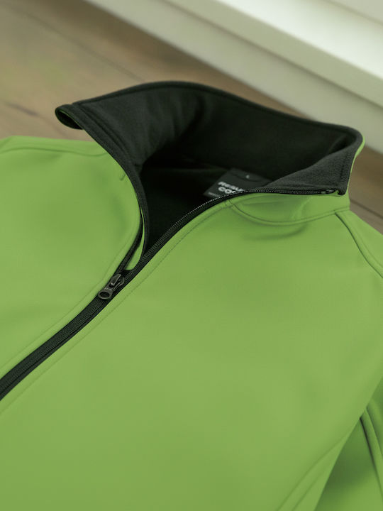 Men's Winter Softshell Waterproof and Windproof Green Jacket