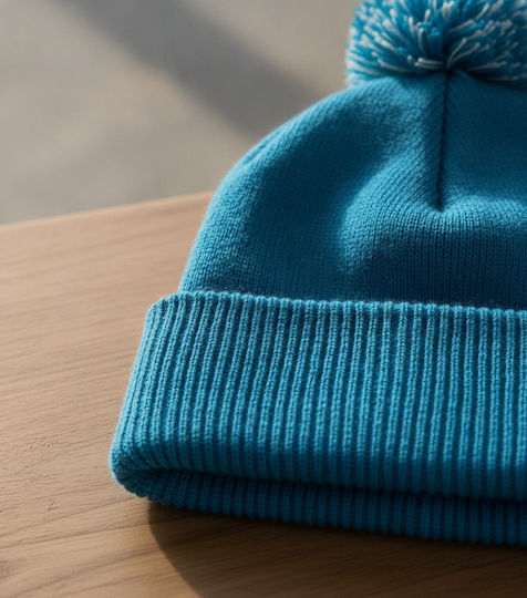 Snowstar B450 Pom Pom Beanie Pentru Bărbați Căciulă Albastru Surf