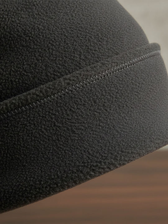Fleece Beanie Cap Gray