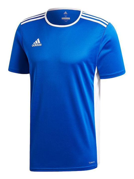 Adidas Entrada 18 Мъжка Футболна Тениска Climacool Бяла Синя