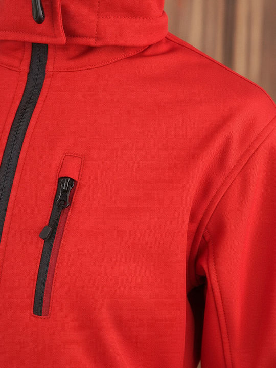 Damen Jacken Performance Softshell Rote Damenjacke